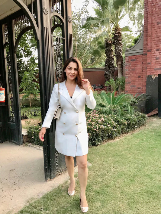 White Lily Coat Dress