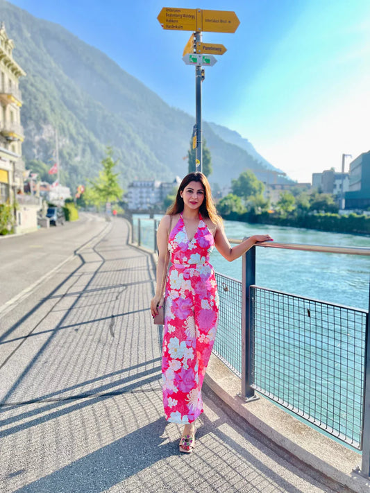 Floral Pop Three-Piece Coord Set
