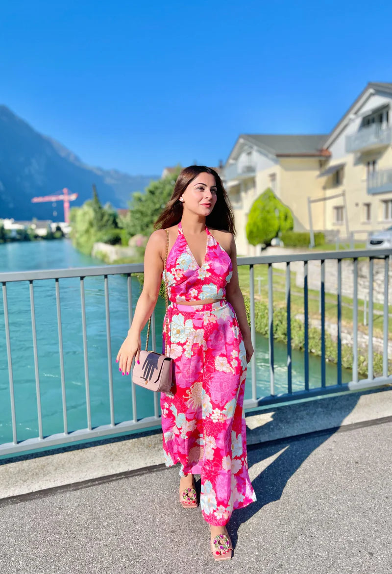 Floral Pop Three-Piece Coord Set