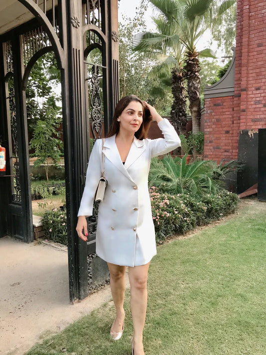 White Lily Coat Dress