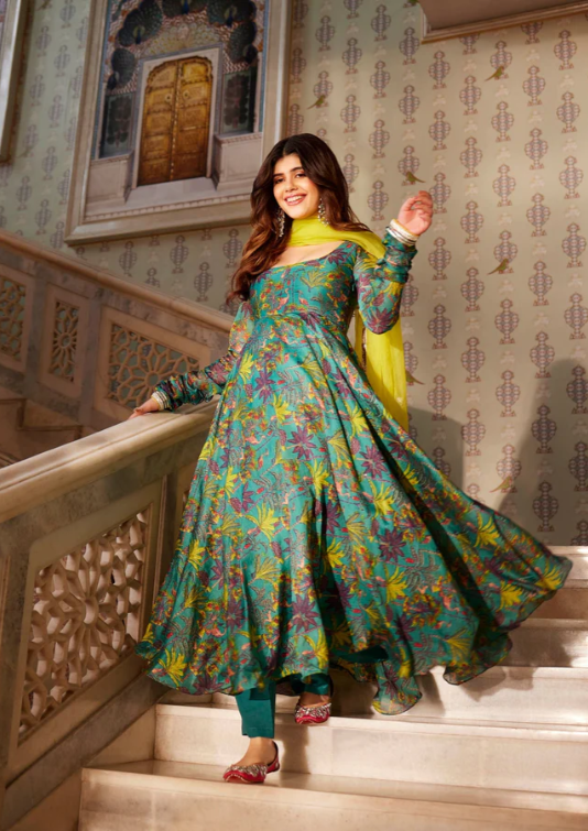 Vairea Chanderi Suit Set